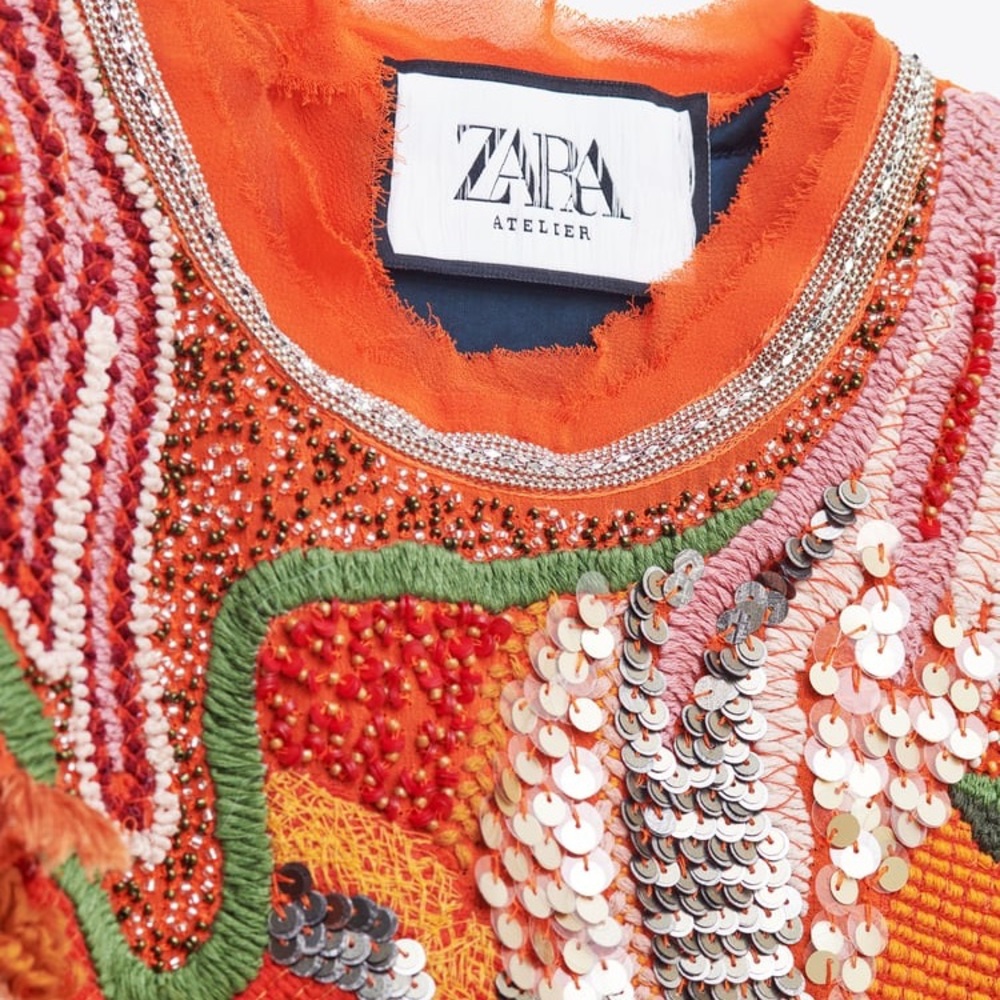 ZARA BEADED DRESS LIMITED EDITION - Picture 12 of 13